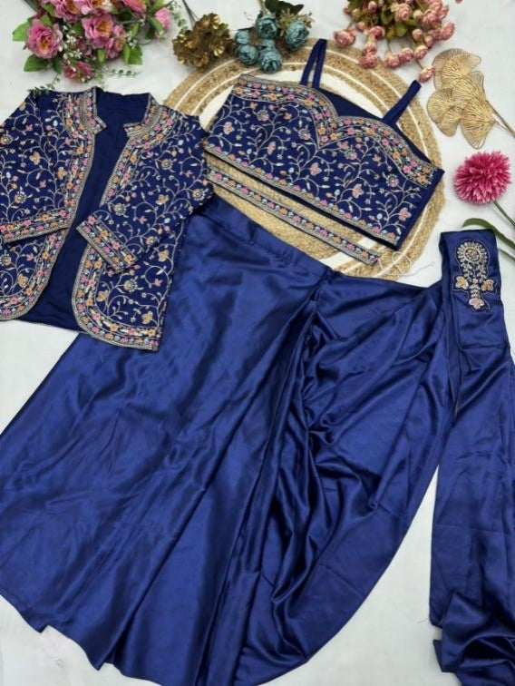Ready To Wear Saree With Jacket Saree