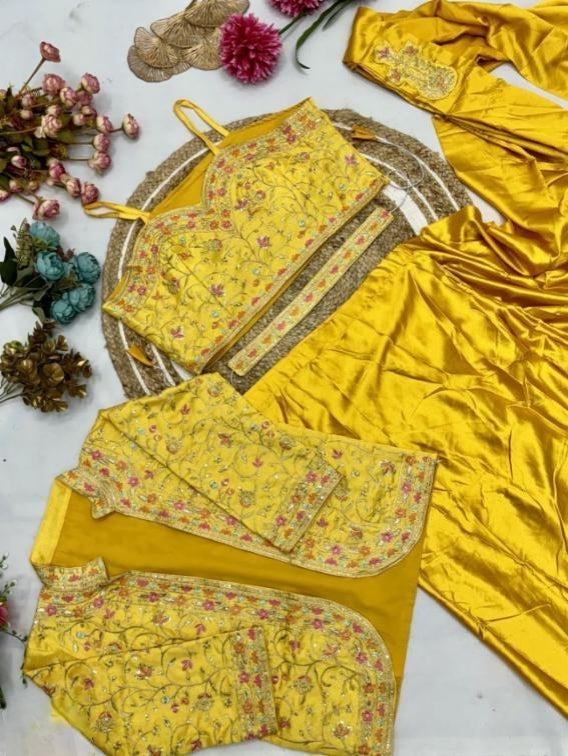 Ready To Wear Saree With Jacket Saree