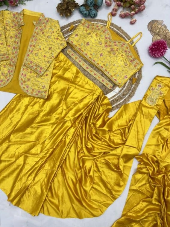 Ready To Wear Saree With Jacket Saree
