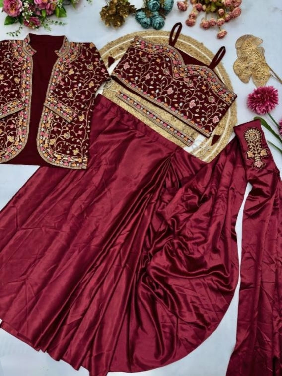 Ready To Wear Saree With Jacket Saree
