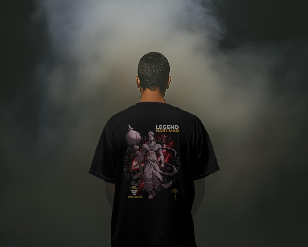 Legend Hanuman" Cotton Biowash T-shirt