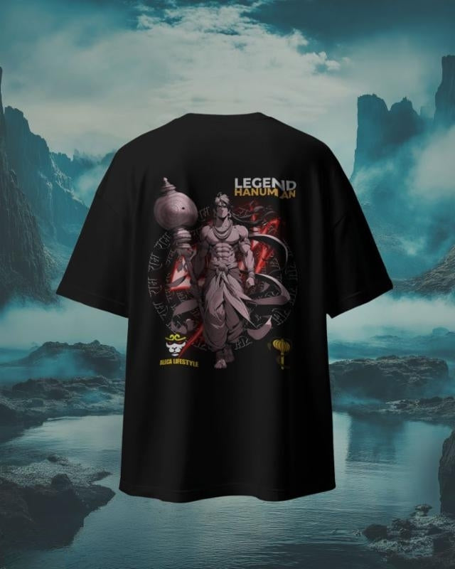 Legend Hanuman" Cotton Biowash T-shirt